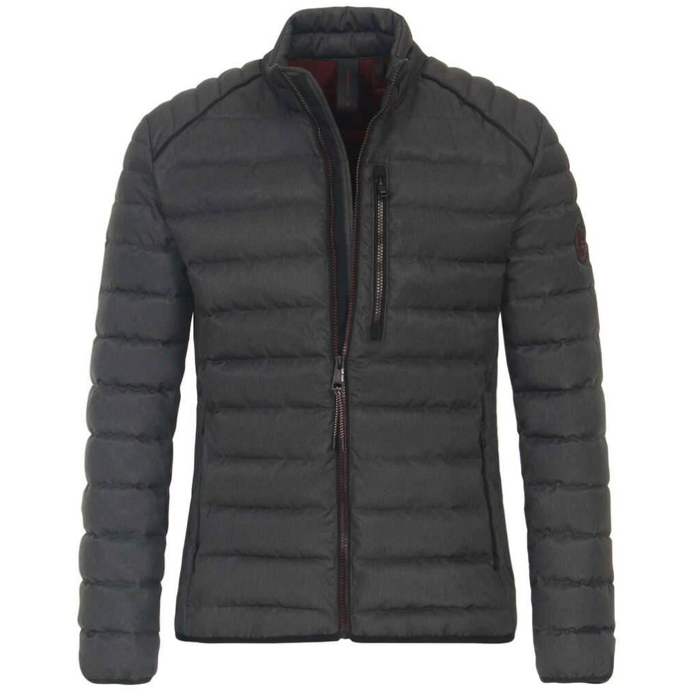 CASA MODA REGULAR FIT OUTDOOR MEN ZIP DARK GREY JACKET